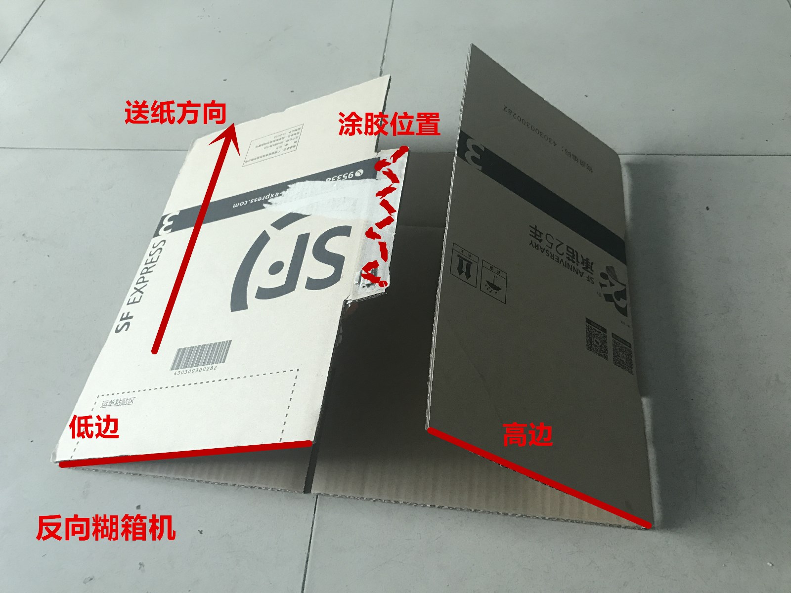 半自動糊箱機(jī)定制款介紹